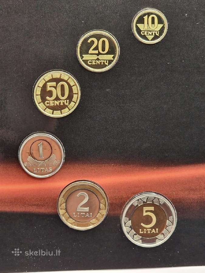 2003 m., Lietuva, Numizmatinis monetų rinkinys - nuotraukos Nr. 2