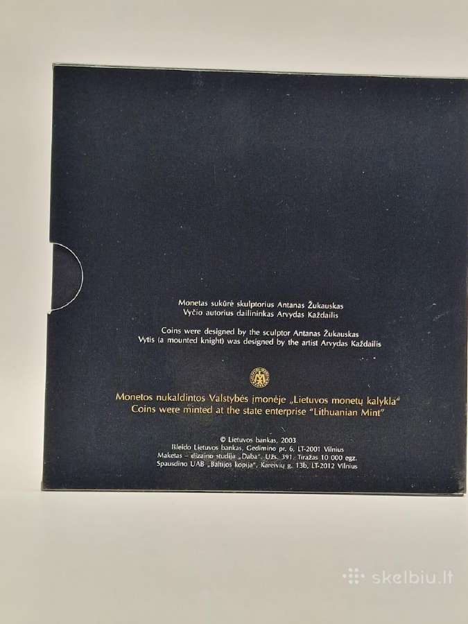 2003 m., Lietuva, Numizmatinis monetų rinkinys - nuotraukos Nr. 4