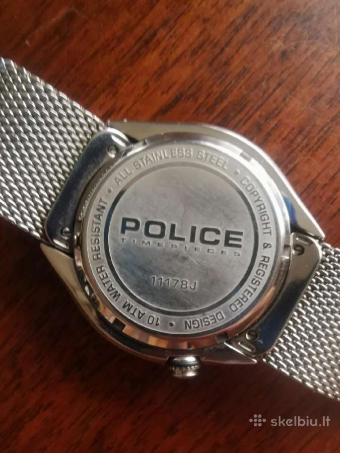 Police Time Pieces 11178j vyriškas laikrodis - nuotraukos Nr. 2