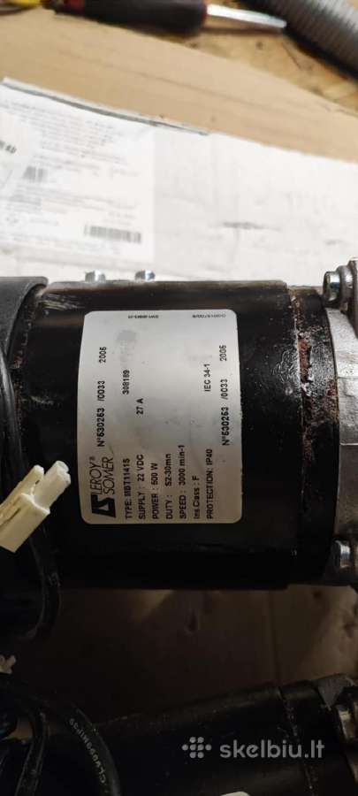 Elektriniai varikliai 24v - nuotraukos Nr. 5