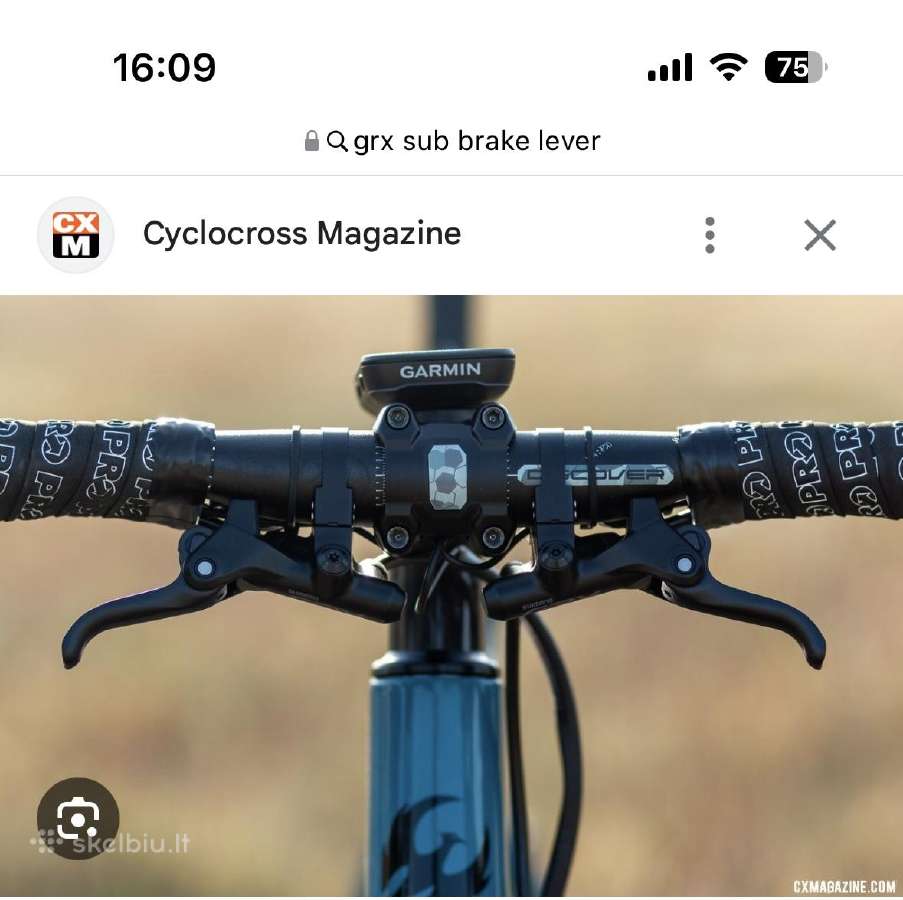 Shimano GRX brake sublevers - nuotraukos Nr. 4
