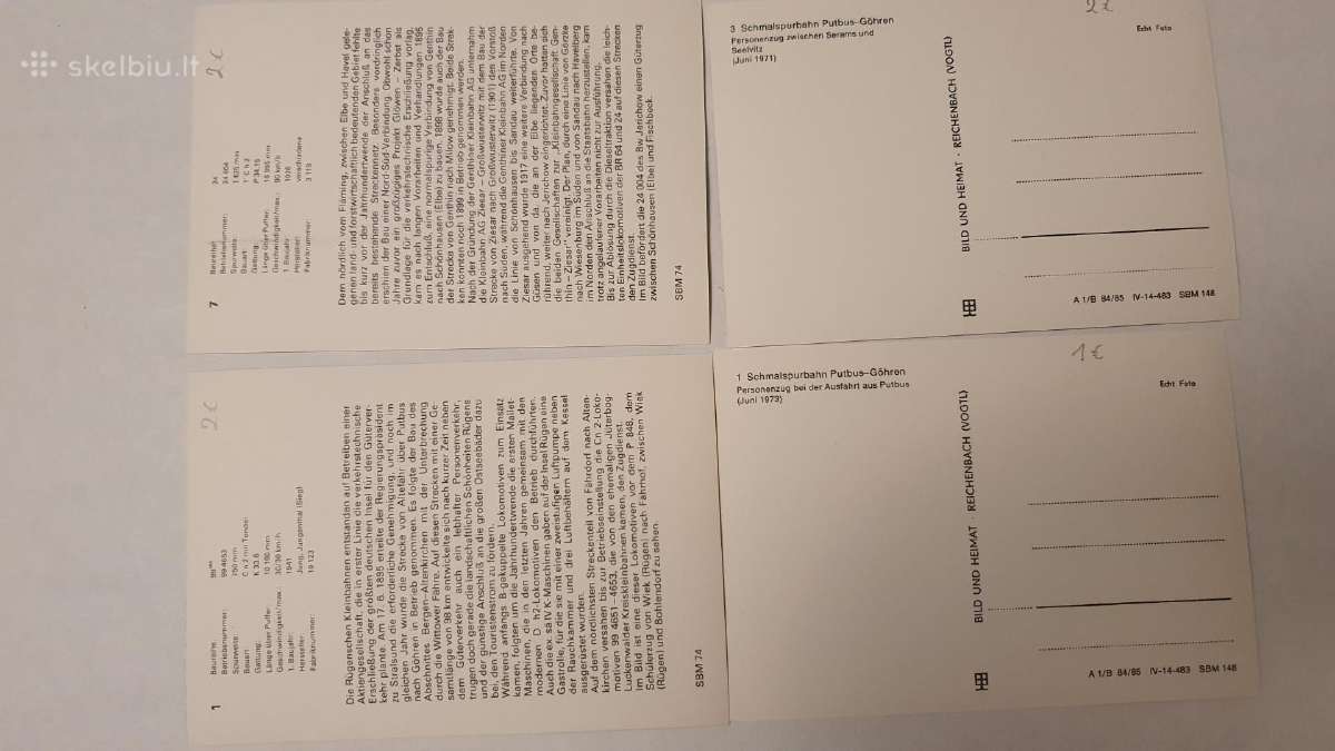 Atvirutes 4 vnt. uz 6 eur. - nuotraukos Nr. 2