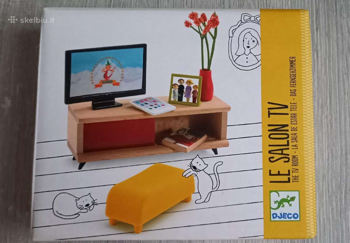 Djeco lėlių baldai - TV kambarys