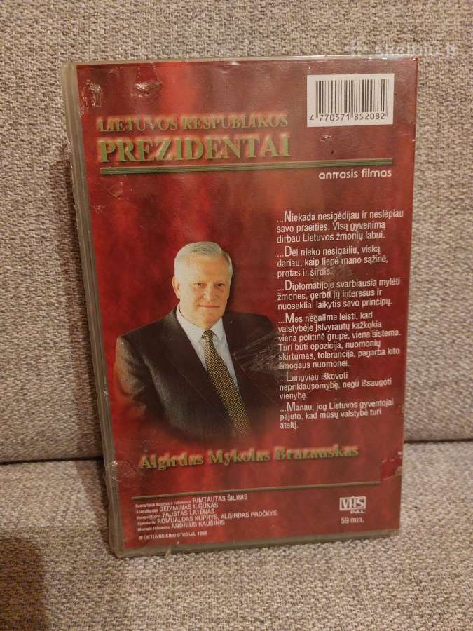 Dok. vhs filmai Lietuvos Respublikos prezidentai - nuotraukos Nr. 5