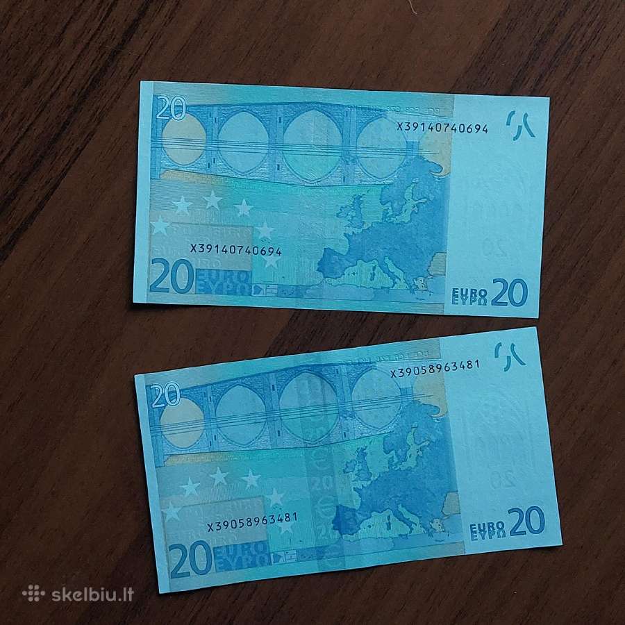 20 Euro 2002 ,Prefix X Germany ( būklė Unc ) - nuotraukos Nr. 4