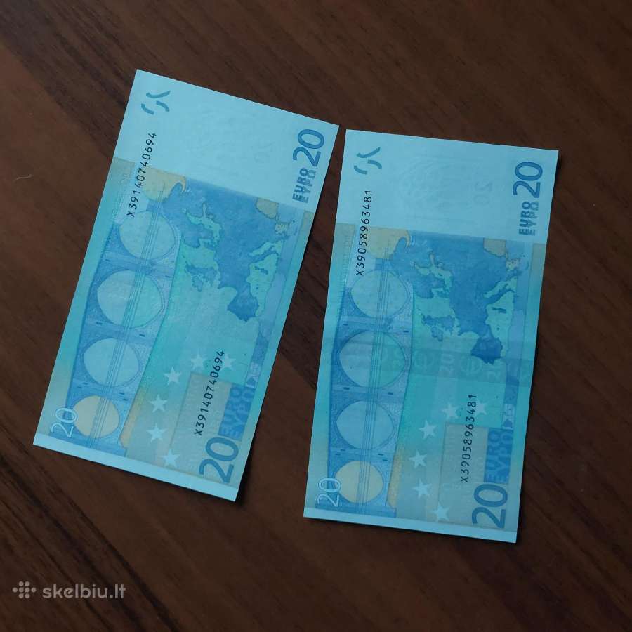 20 Euro 2002 ,Prefix X Germany ( būklė Unc ) - nuotraukos Nr. 9