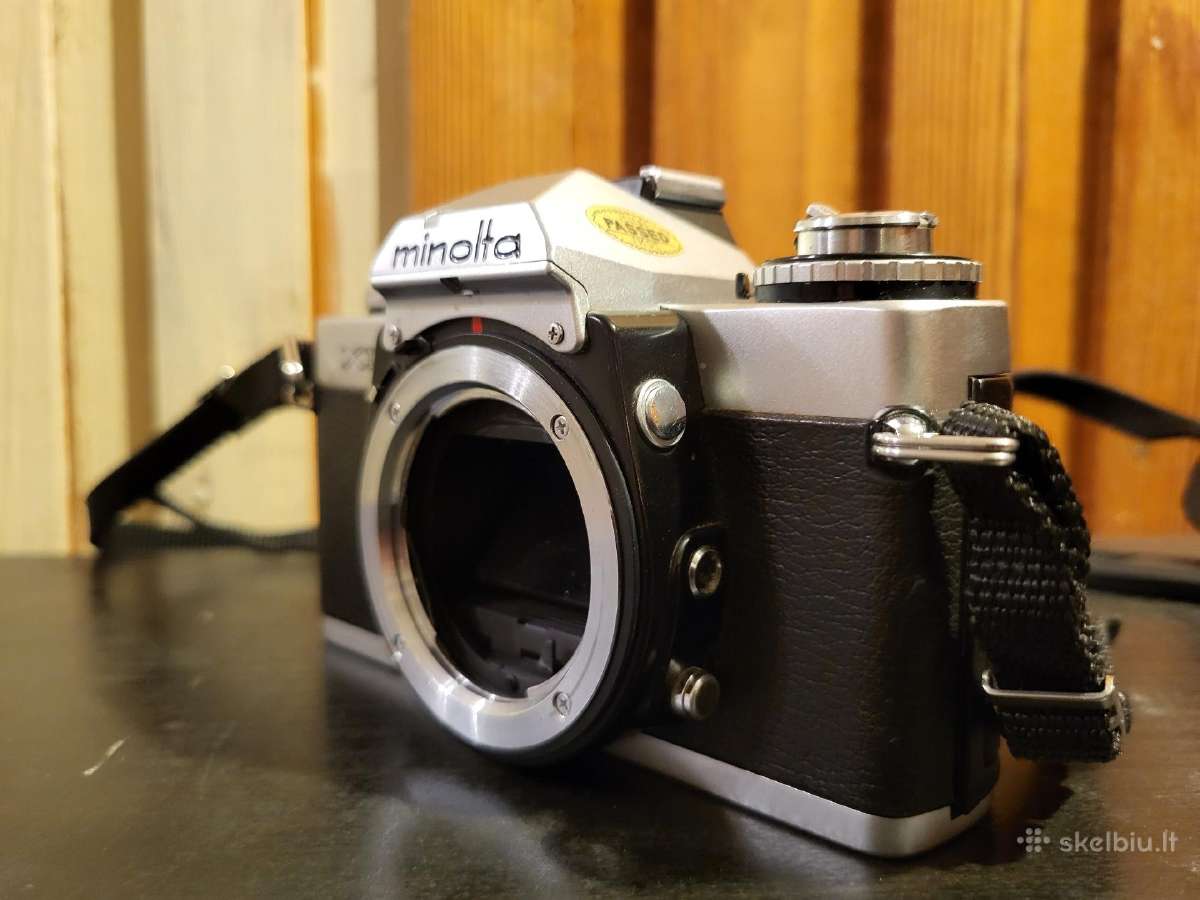 Fotoaparatas juostinis 35mm minolta Xd7 silver - nuotraukos Nr. 2