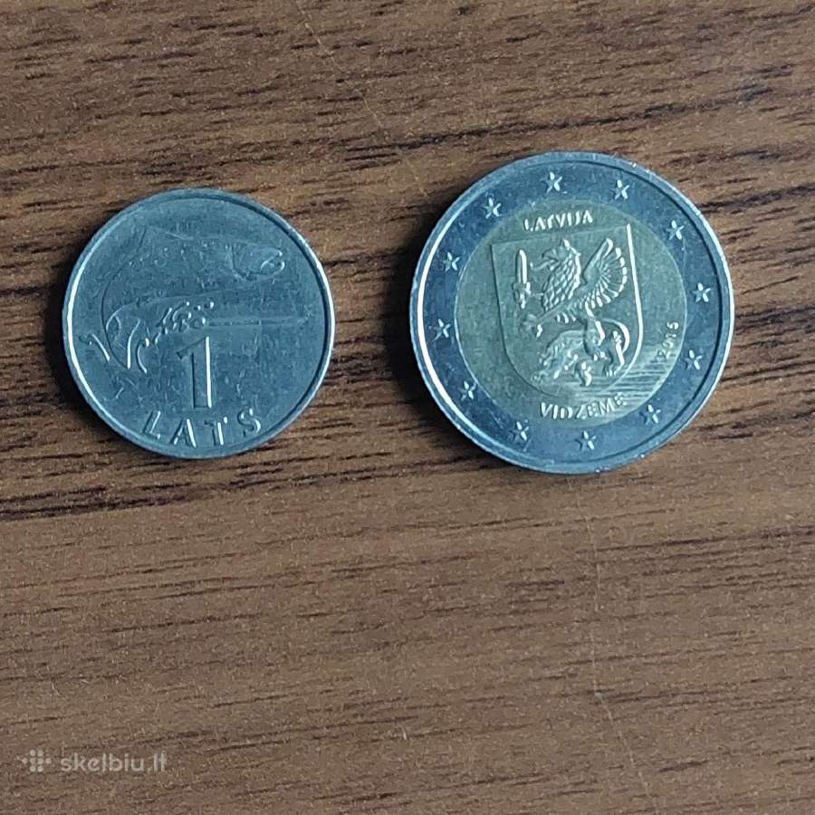 2 Euro 1985 - 2015 Latvia ,European flag . - nuotraukos Nr. 14