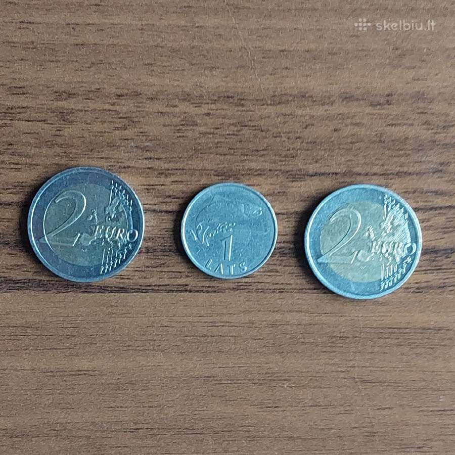 2 Euro 1985 - 2015 Latvia ,European flag . - nuotraukos Nr. 15