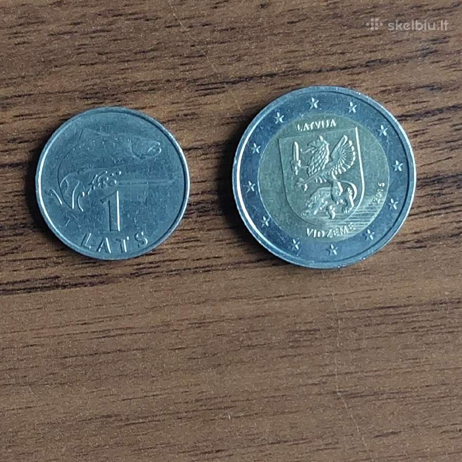 Latviškos monetos : 2 Euro 2016 Vidzeme ,ir kitos - nuotraukos Nr. 7