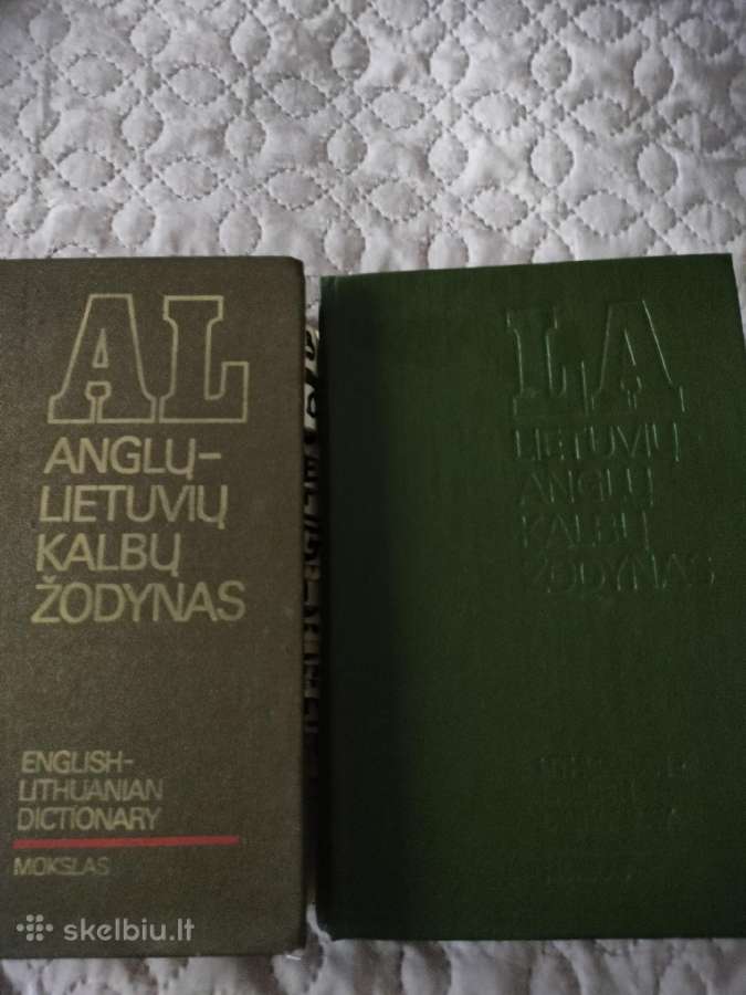 Anglų - lietuvių, lietuvių - anglų kalbų žodynai