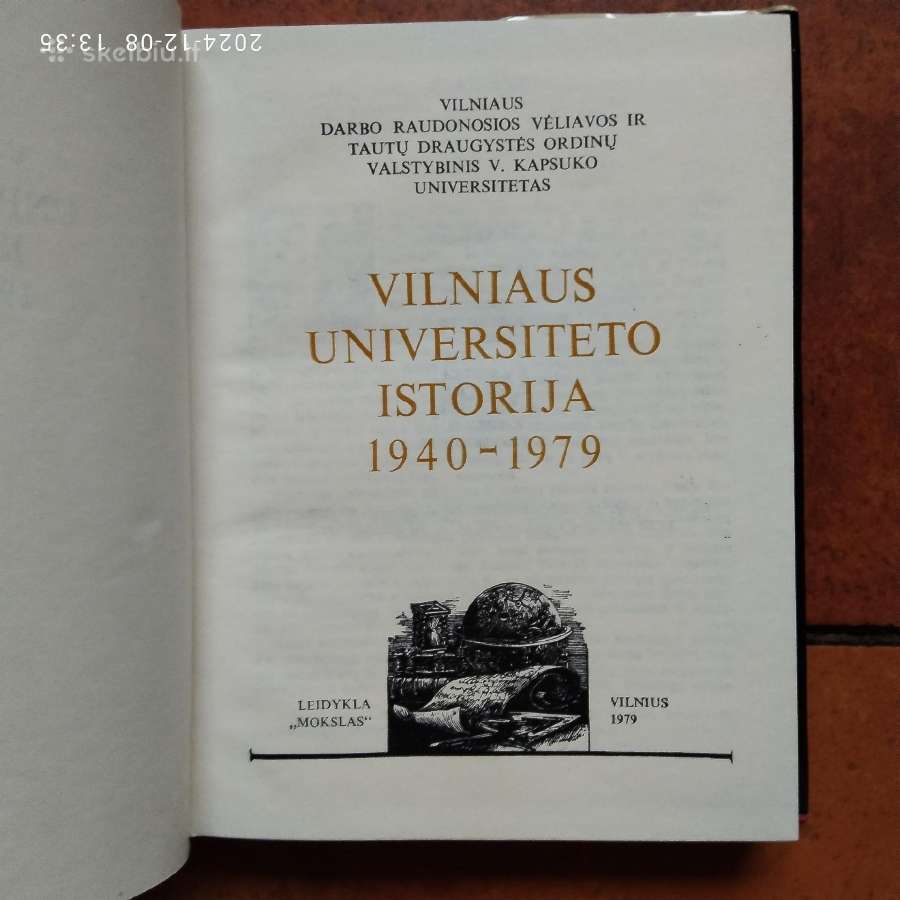 Vilniaus universiteto istorija 3 tomai 1579-1979 m - nuotraukos Nr. 15