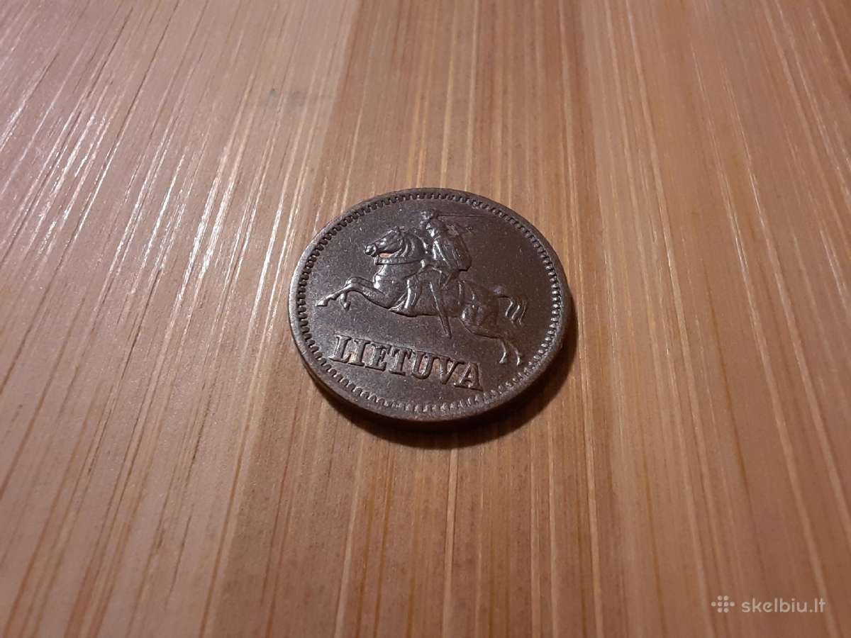 1 centas 1936 Lietuva Tarpukaris - nuotraukos Nr. 2