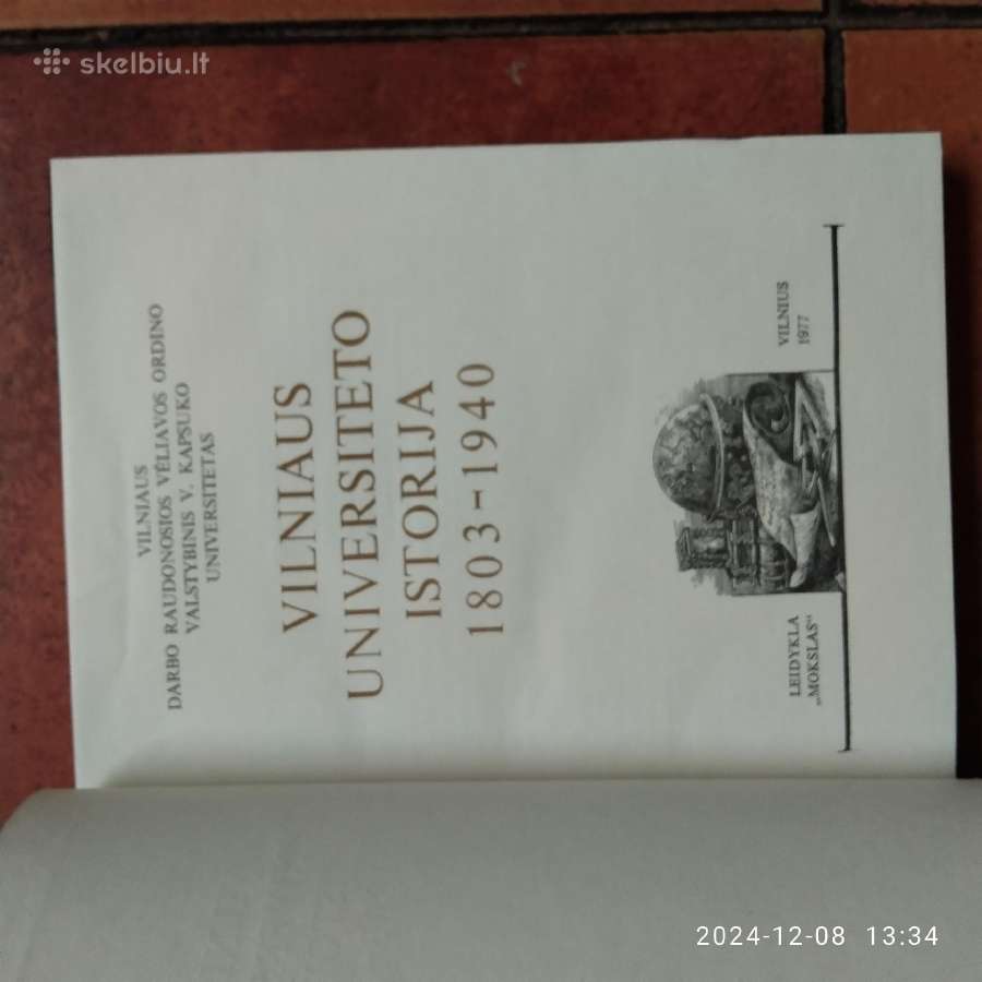 Vilniaus universiteto istorija 3 tomai 1579-1979 m - nuotraukos Nr. 10