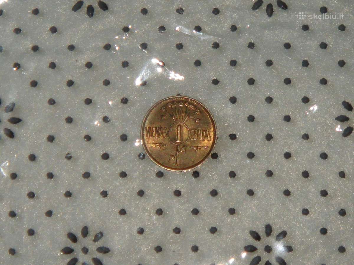 1 centas 1925 - nuotraukos Nr. 2