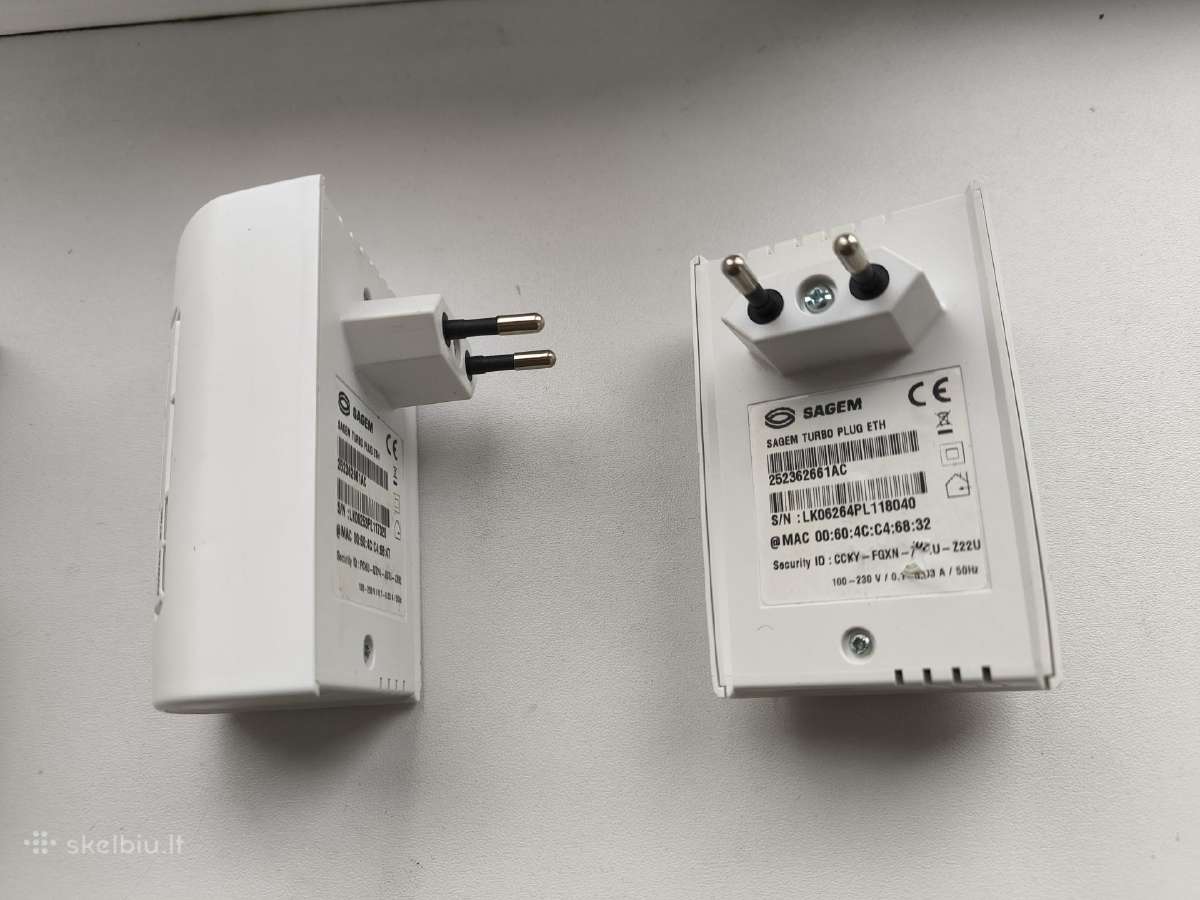 Sagem turbo plug eth x2 - nuotraukos Nr. 2
