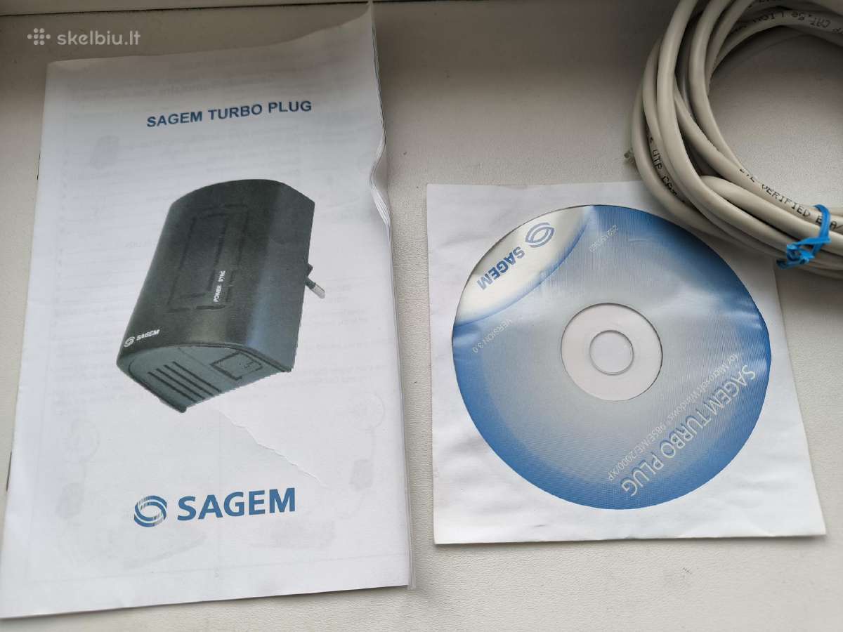 Sagem turbo plug eth x2 - nuotraukos Nr. 3