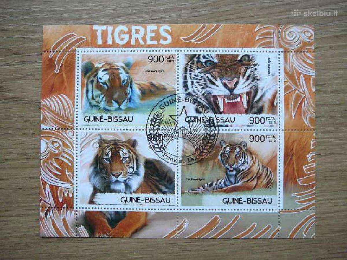 Tigrai Kates laukines Bisau Gv. 2012 antsp. gb569