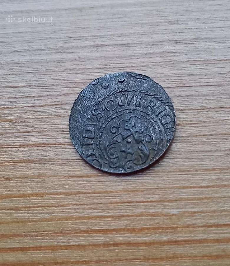 Riga - Livonija(švedų) 1621-34 solidas (sidabras) - nuotraukos Nr. 2