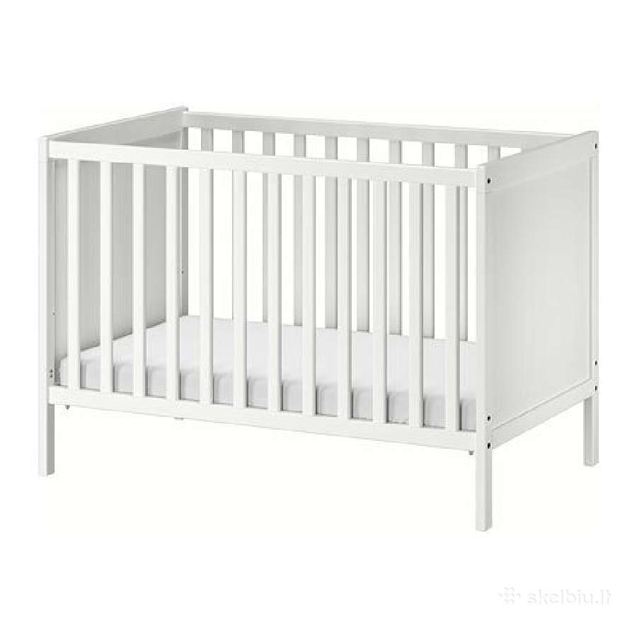 Ikea Sundvik lovelė, balta, 60x120 cm