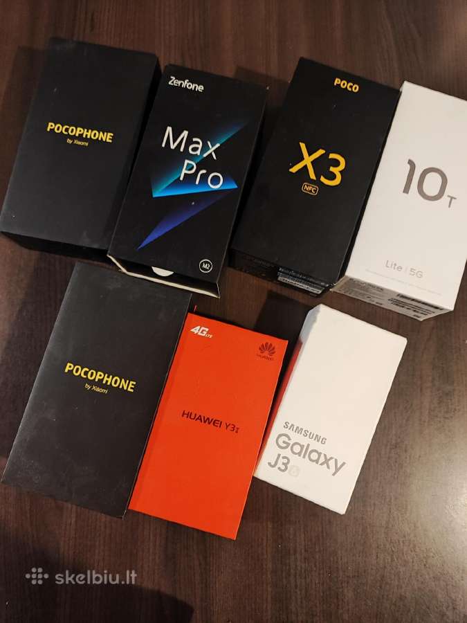 Mobilių telefonų dėžutės