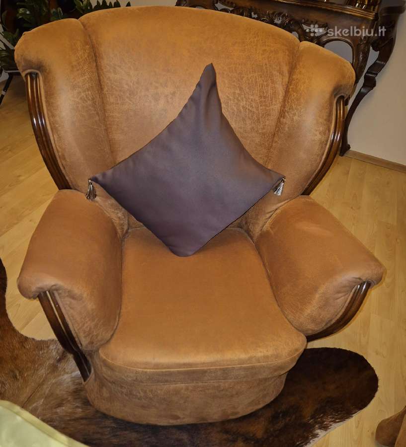 Baldu komplektas: sofa,2 foteliai - nuotraukos Nr. 3