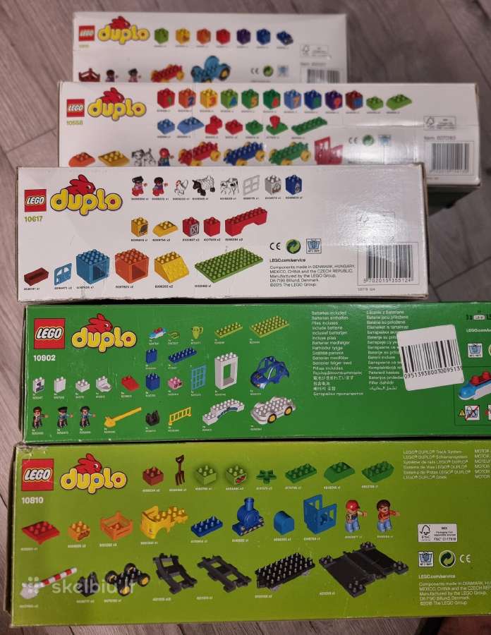 Lego Duplo kompkektai su dezutemis ir be - nuotraukos Nr. 2