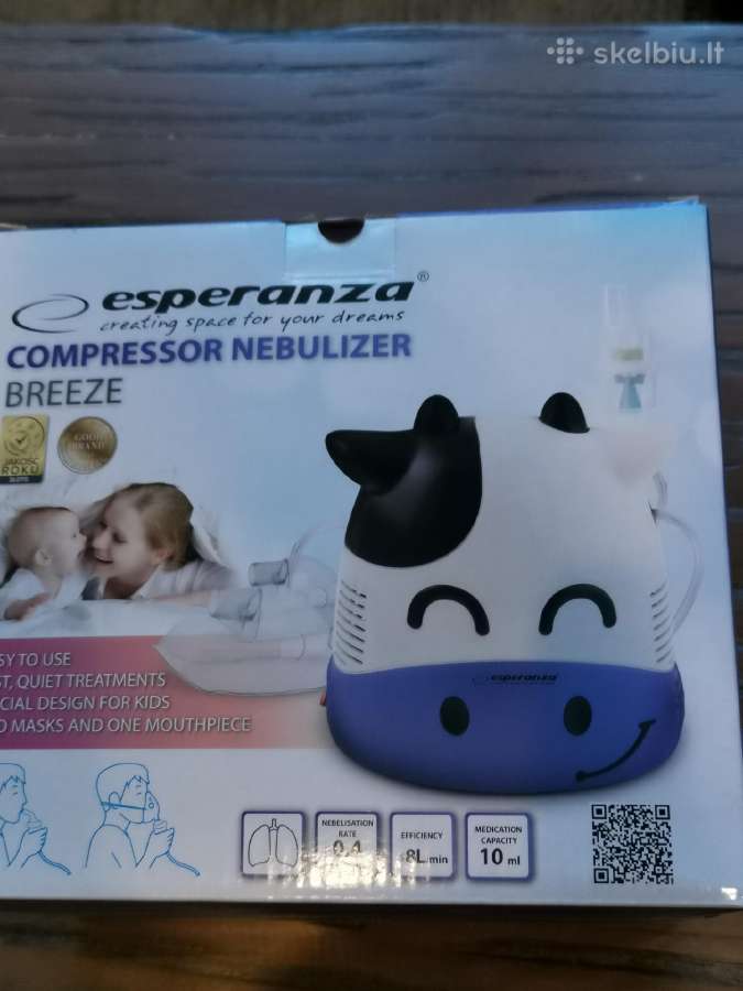 Vaikiškas inhaliatorius, kompresorinis Esperanza