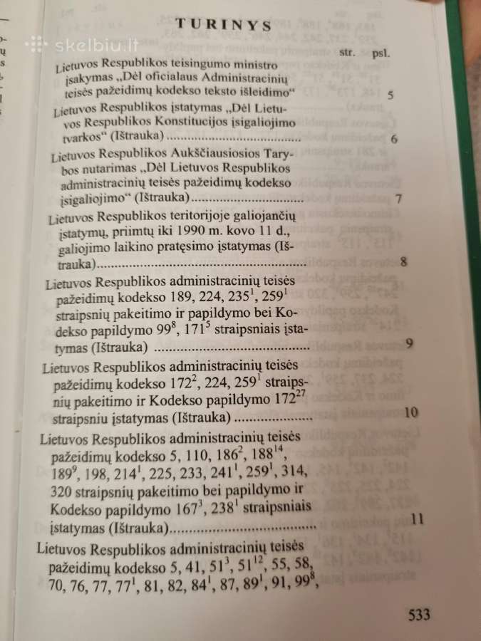 Lietuvos Respublikos administracinių teisės pažeid - nuotraukos Nr. 3