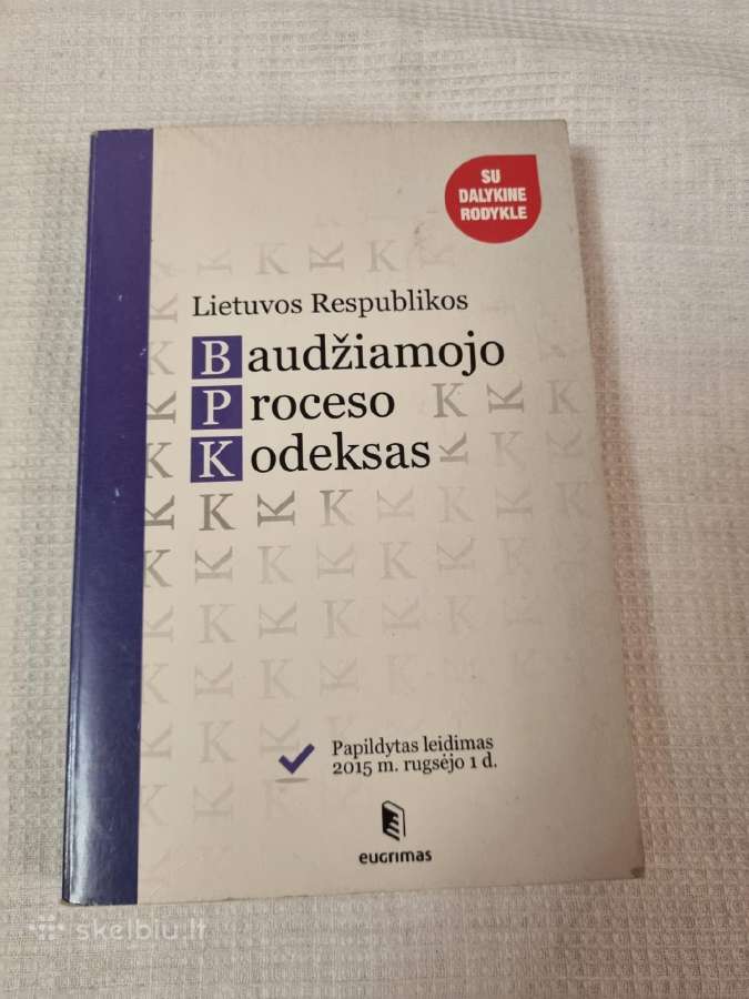 Lietuvos Respublikos baudžiamojo proceso kodeksas