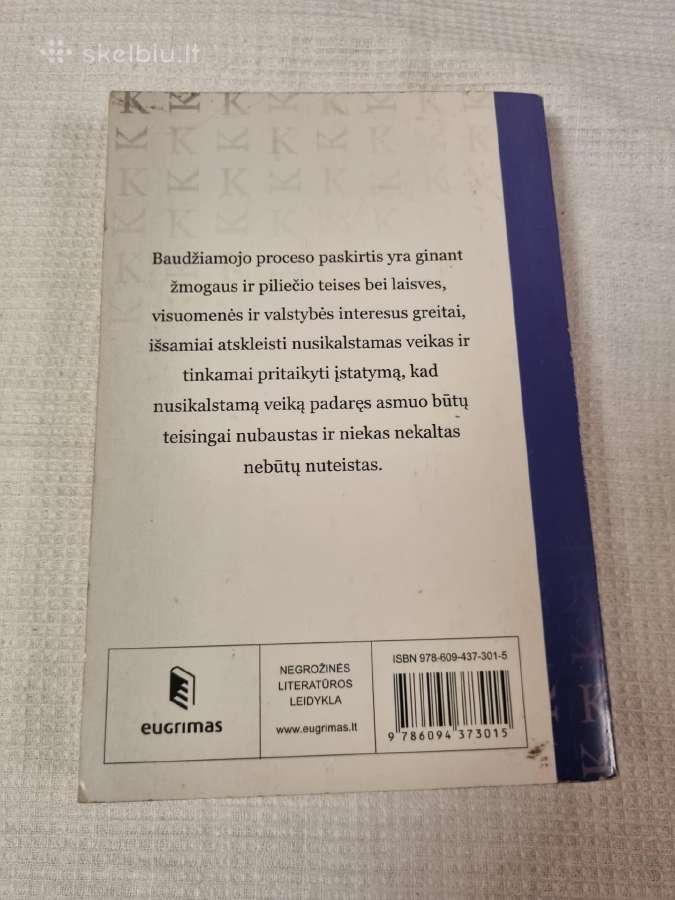 Lietuvos Respublikos baudžiamojo proceso kodeksas - nuotraukos Nr. 3