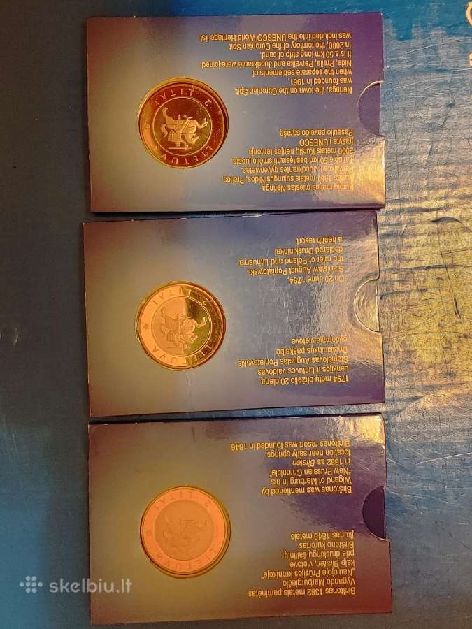 2012m 2 litai Lietuvos kurortams - Proof -spalvoti - nuotraukos Nr. 2