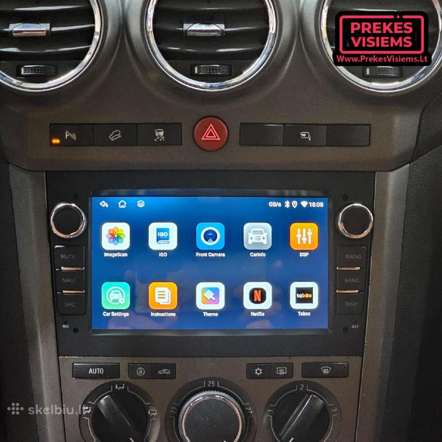 Opel Antara 2005 - 2012 android multimedija - nuotraukos Nr. 4