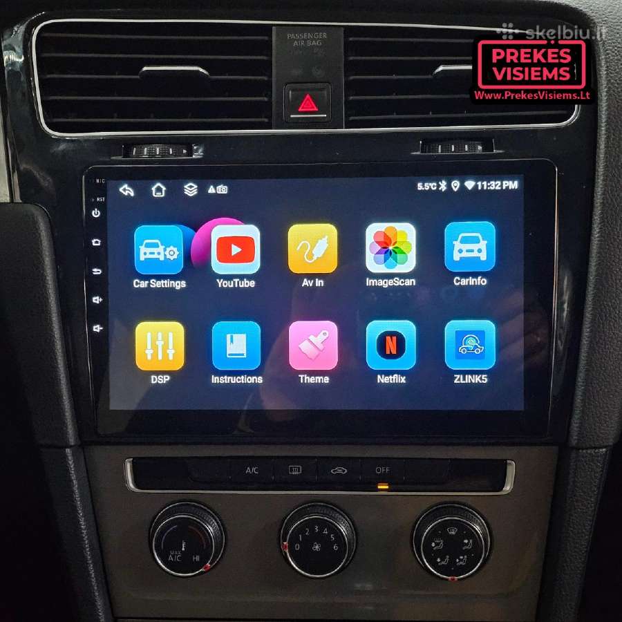 VW Golf 7 android multimedija - nuotraukos Nr. 7
