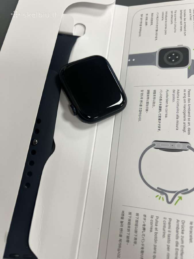 Apple Watch 9 GPS+lte 45mm ir kiti Nauji(ekspozic) - nuotraukos Nr. 2