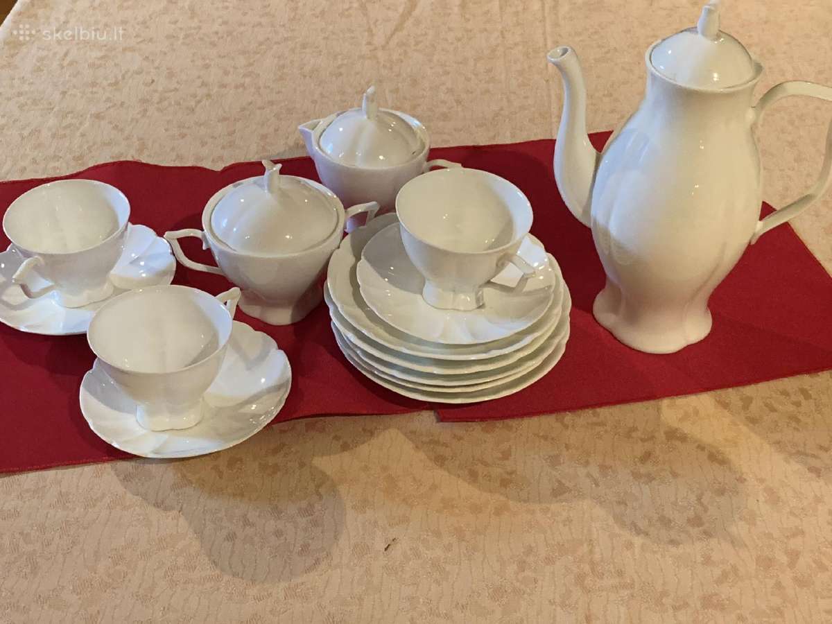 Puikios bukles plono porceliano servizas 12 asmenu