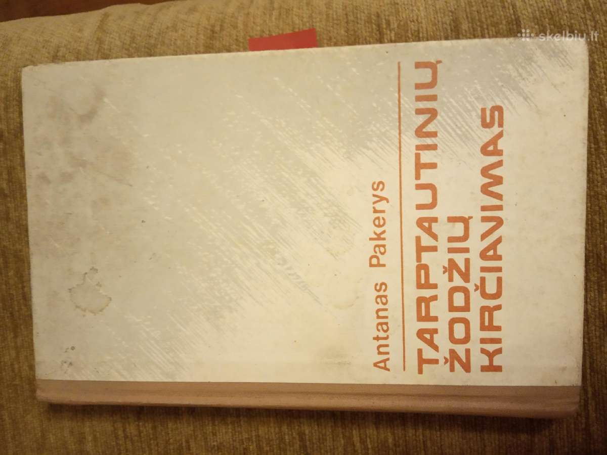 Knyga "Tarptautinių žodžių kirčiavimas"