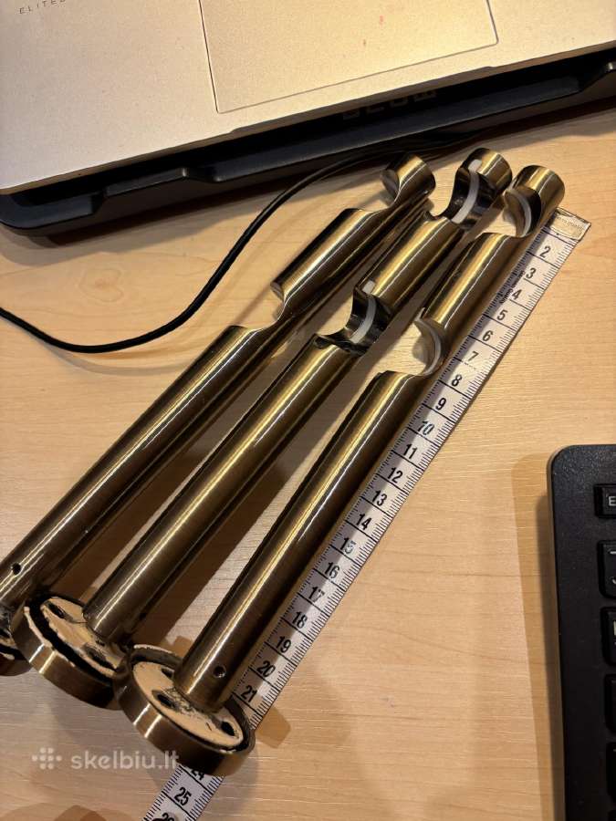 Dvigubi karnizo laikikliai: ilgis 21 cm - nuotraukos Nr. 2