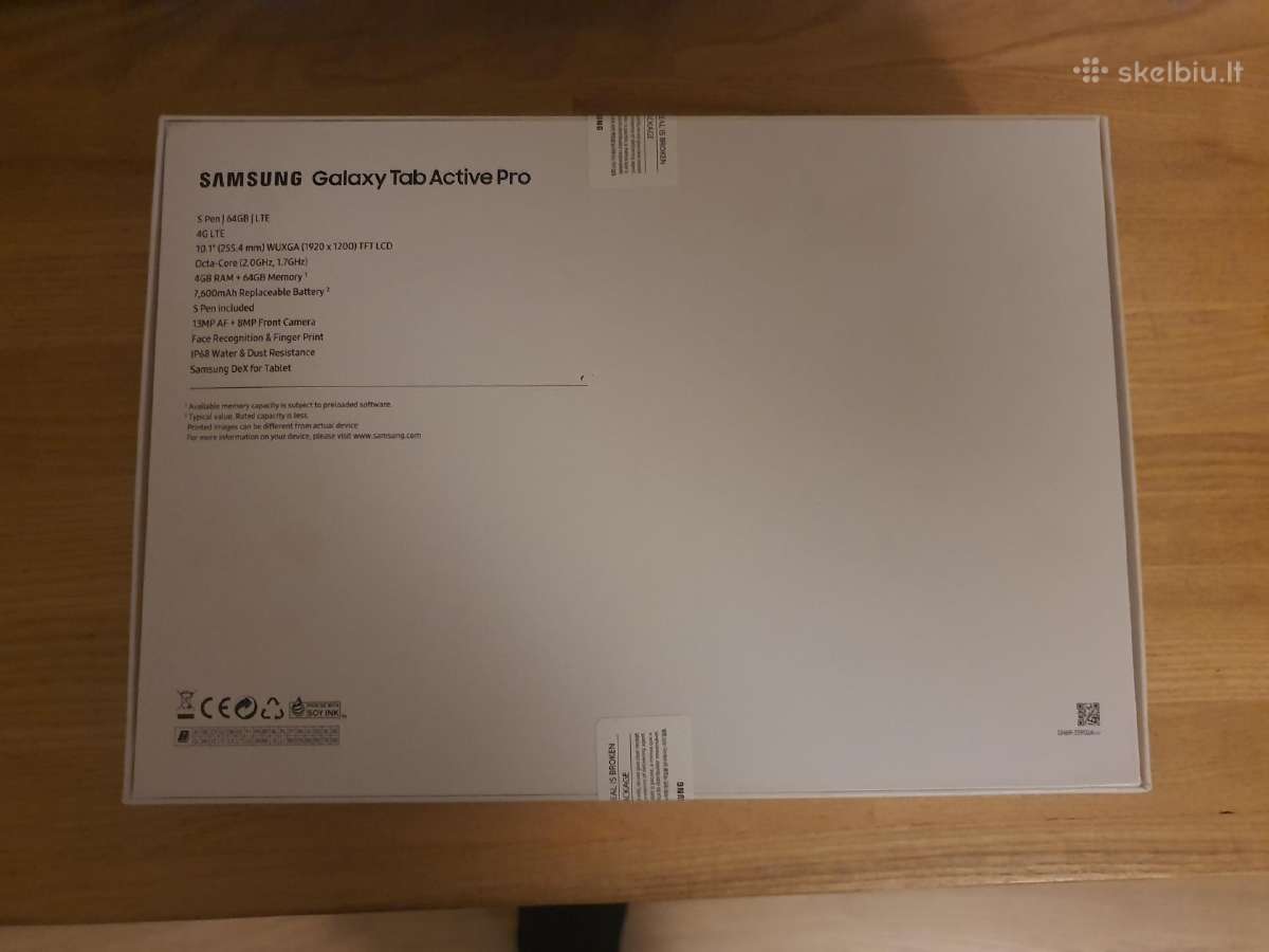 Planšetinis komp. Samsung Galaxy Tab active Pro - nuotraukos Nr. 2
