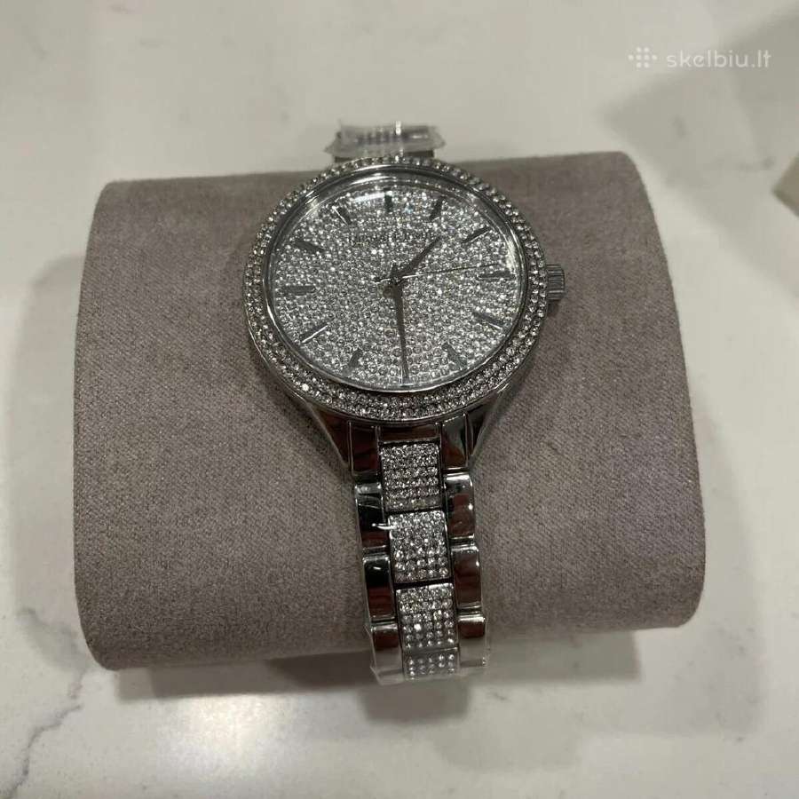 Michael Kors sidabro spalvos laikrodis Mk3822