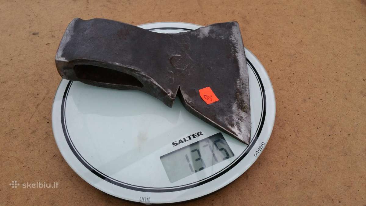 Kirvis ūkinis 1,375kg svorio tarybinio laikmečio - nuotraukos Nr. 2