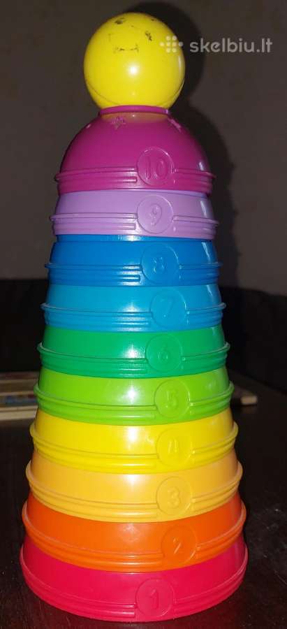 Fisher price piramidė (konstruktorius) - nuotraukos Nr. 3