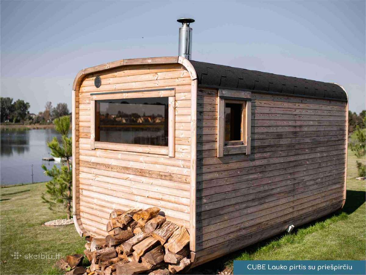 Cube Sauna: pusapvalė lauko pirtis - nuotraukos Nr. 3