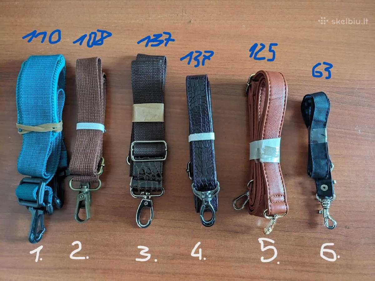 Ilgi diržai rankinėms
