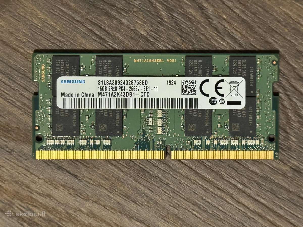 16gb Ddr4 Sodimm - Skelbiu.lt