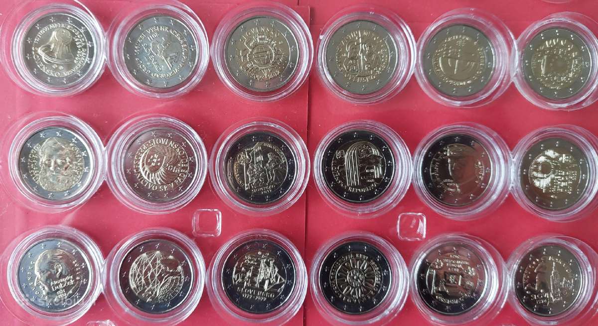 Progines 2€ monetos Slovakijos Unc