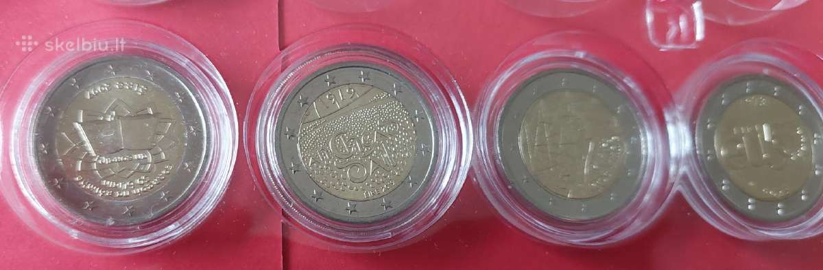 Progines 2€ monetos Airija,austrija,belgija Unc