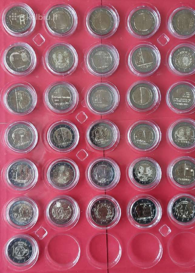Progines 2€ monetos Liuksemburgo Unc