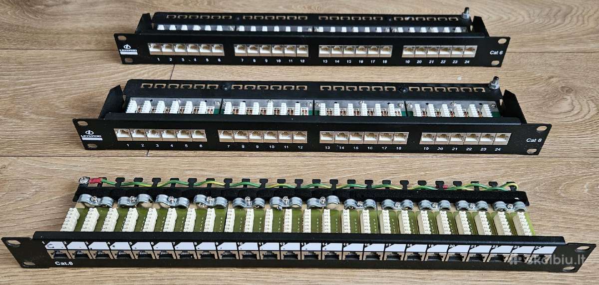 Komutacinės panelės Linkbasic Cat.6 Port24