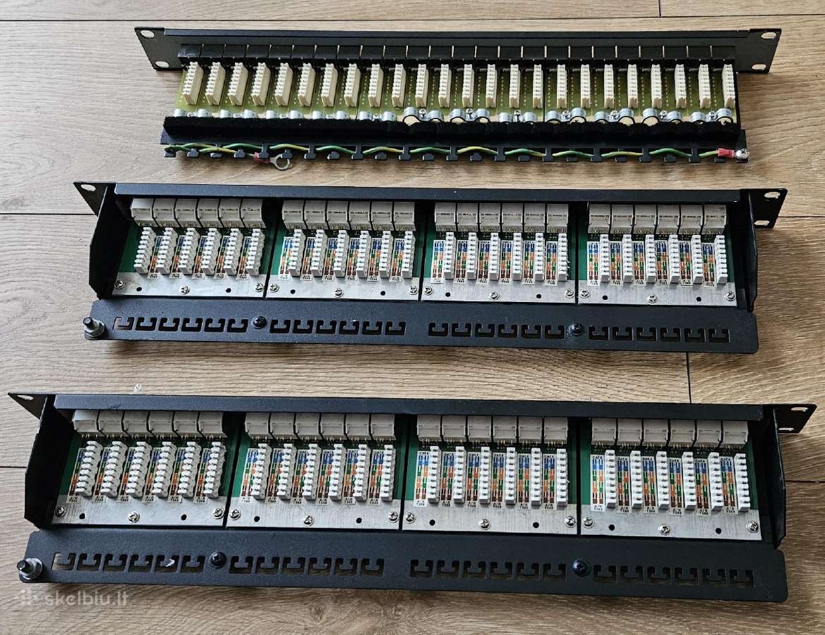Komutacinės panelės Linkbasic Cat.6 Port24 - nuotraukos Nr. 3
